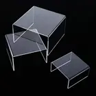 Custom mutil 3 tiers acrylic perfume ornaments dessert display stand