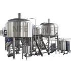 25bbl craft brewery equipment manufacturing system steam heating beer brewing project