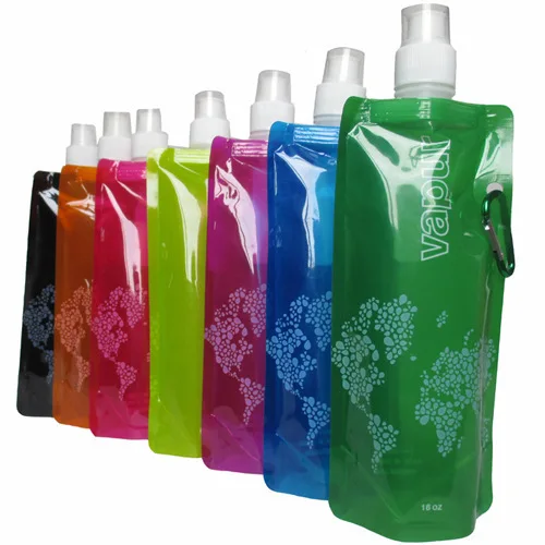 500ml Foldable Flexible Water Bag Customized Collapsible Reusable Travel Water Bottle, Customized color
500ml Foldable Flexible Water Bag Customized Collapsible Reusable Travel Water Bottle, Customized color