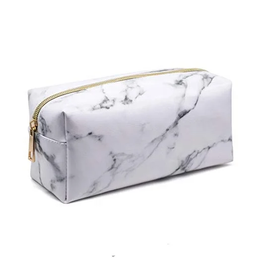 Cosmetic Pouch for Women Travel Makeup Bags Accessories Portable Marble Makeup Brush Organizer Bag Coin Purse, Marble White 
Cosmetic Pouch for Women Travel Makeup Bags Accessories Portable Marble Makeup Brush Organizer Bag Coin Purse, Marble White