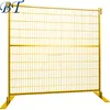Anti climb safety canada used outdoor welded steel temporary fence for sale
