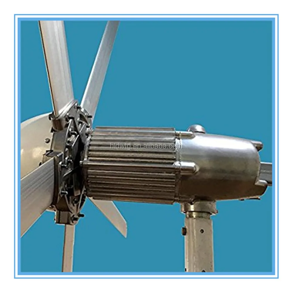 200w-1kw aluminum wind turbine        generator with nacelle