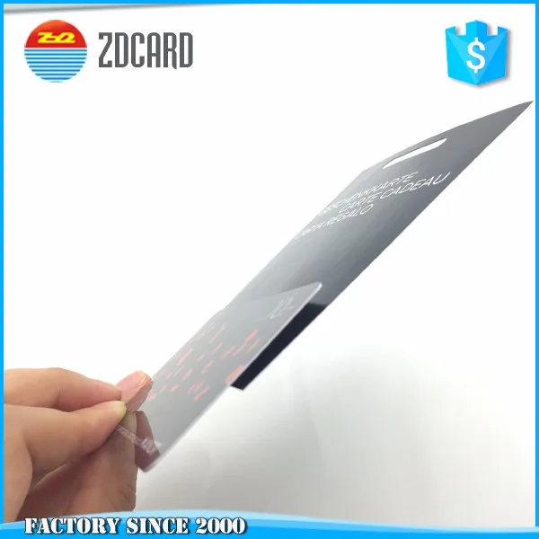 pvc barcode email egift cards deals with holder backer
