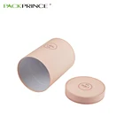 Custom Cylinder Rose Gift Packaging Pink Paper Tube With Lid Cardboard Luxury Round Flower Box