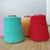 polyester yarn raw white core spun yarn for knitting and weaving