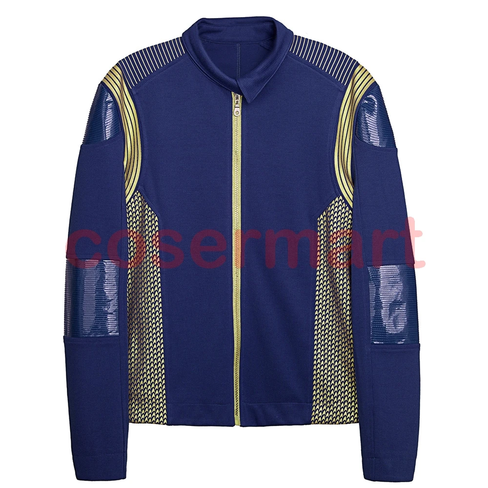 2017 Star Trek Discovery Costume Captain Uniform Blue Jacket Coat Cosplay Costume Starfleet Halloween Costume New (3)