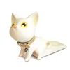 Best price decorative cute white cat novelty plastic door stopper