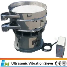 Rotary fine particle separation ultrasonic vibrating screen