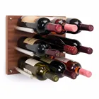 France polish and plating wall mounted aluminum bar wine pegs wine holder rack