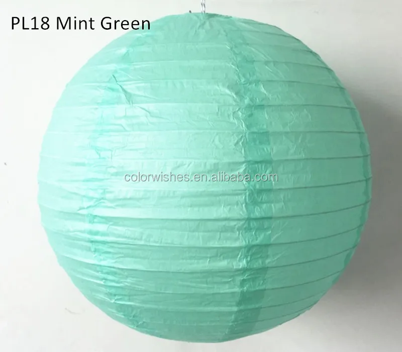 Mint Green Hanging Paper Lantern/Lampion Decorative Crafts