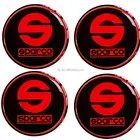 Custom logo Red color 1" Flat Back 3D craft epoxy sticker