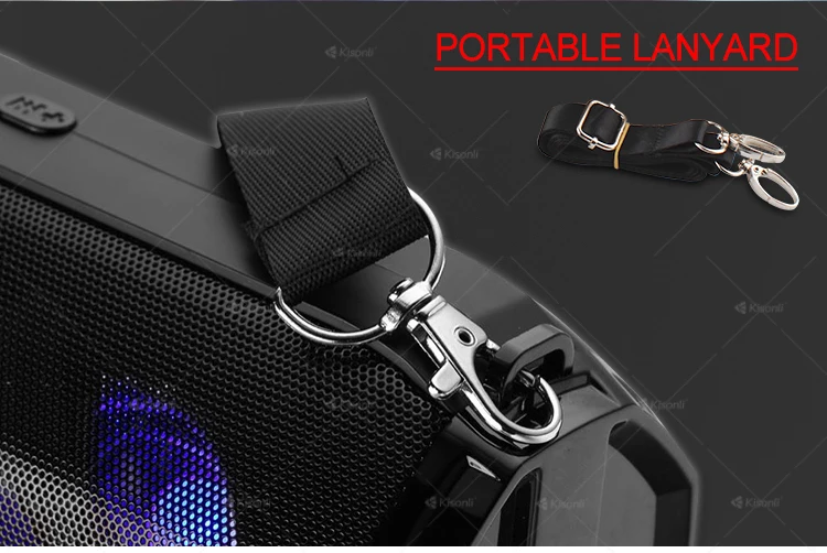 Portable Wireless Speaker LED glowing speaker Supported Blue-tooth/TWS/FM radio - ANKUX.COM