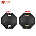 Watermark wet appearance magic color changing umbrella