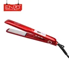 ENZO Wholesale Dubai newest portable red mini flat iron travel use electric salon hair straightener