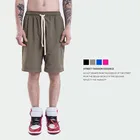 Blank custom drawstring elastic waist with pockets oversized unisex running shorts