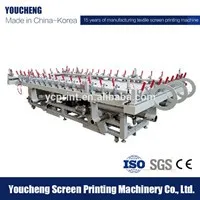 manual screen printing machine printing press machine  CE Approved 12 Colors Automatic Oval Flash Dryer Garment Screen Printing Machine Prices