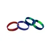 Factory Directly Customized Printed Logo Silicone Wristband Bracelet Rubber Band