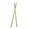 Factory price 100pcs bbq flat kebab small bamboo skewer sticks