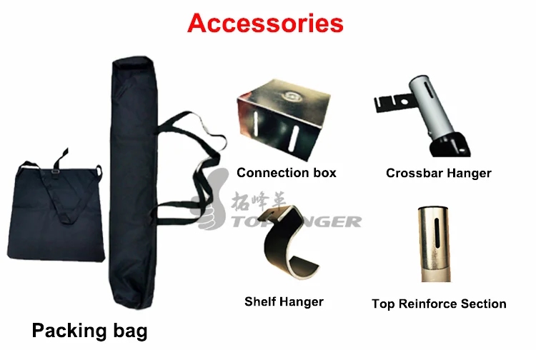 TFR Factory Cheap Round Pipe And Drape Frame Kits Backdrop Poles