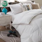 100% Cotton Fabric Comforter Double Bed White Goose Down Quilt