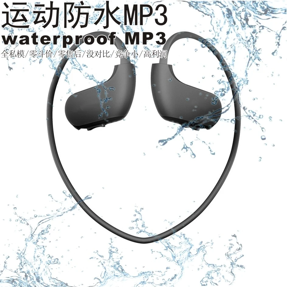 2018 new 4GB 8GB Waterproof MP3 Music Player for Swimming & other Sports (IPX-8 Standard) Watersports MP3 - ANKUX.COM