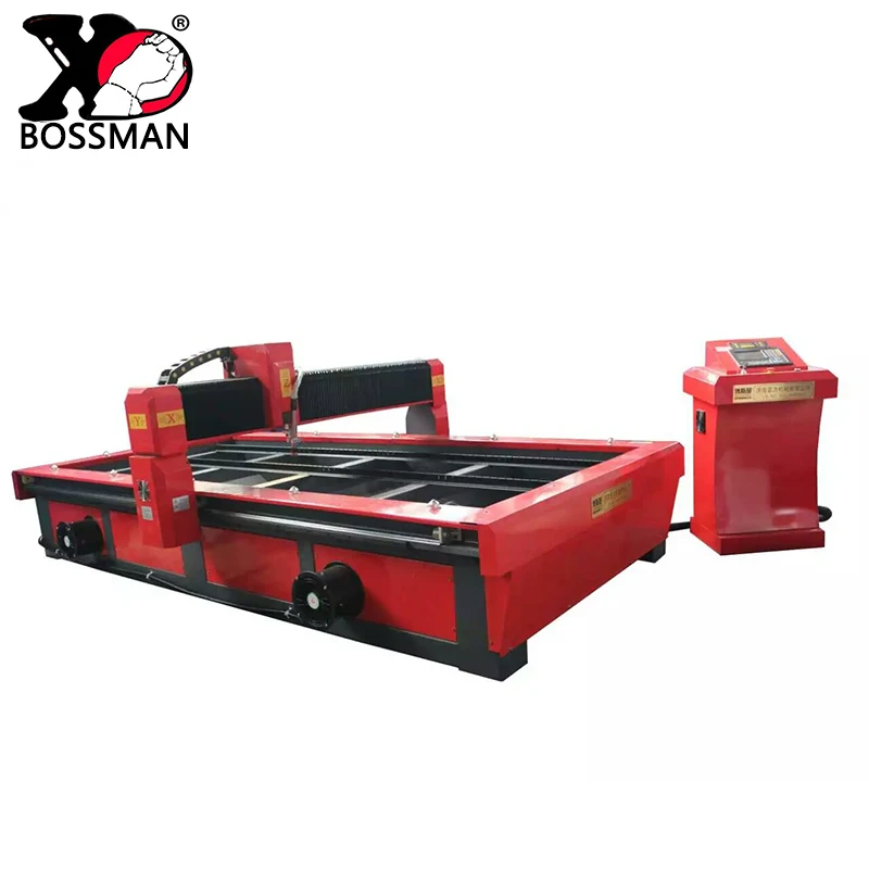 Bossman water table type CNC plasma and flame cutting machine stainless steel plate