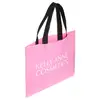 factory customize cheap gift promotion non-woven folding portable shopping bag