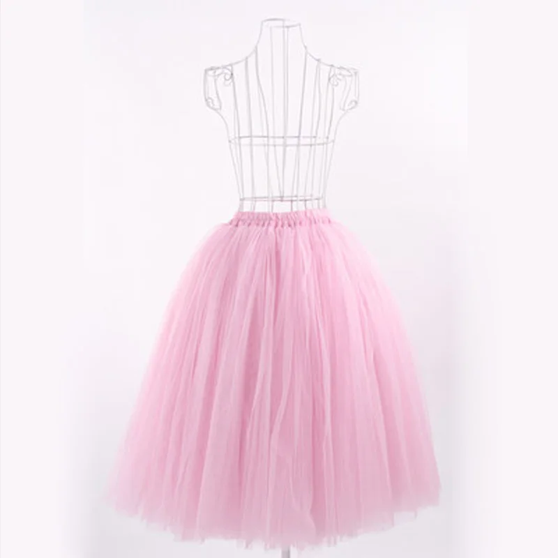 2015 Orgional Design New 7 colors 5-layer mesh Princess Series American Apparel long High Waist Tutu Skirt Mori Style For Women