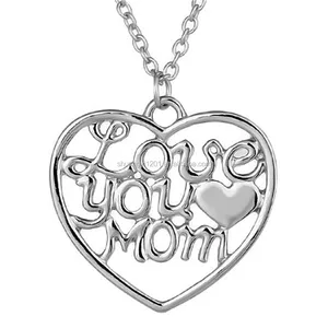 fashionable solid love heart pendant