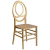 Infinity roses gold stainless steel banquet hotel chiavari tiffany chair