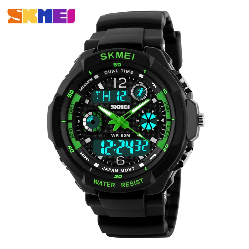 New Concept 5tam Waterproof Watch Digital In Wristwatch Ddual Time Sport Wrist Watches
New Concept 5tam Waterproof Watch Digital In Wristwatch Ddual Time Sport Wrist Watches