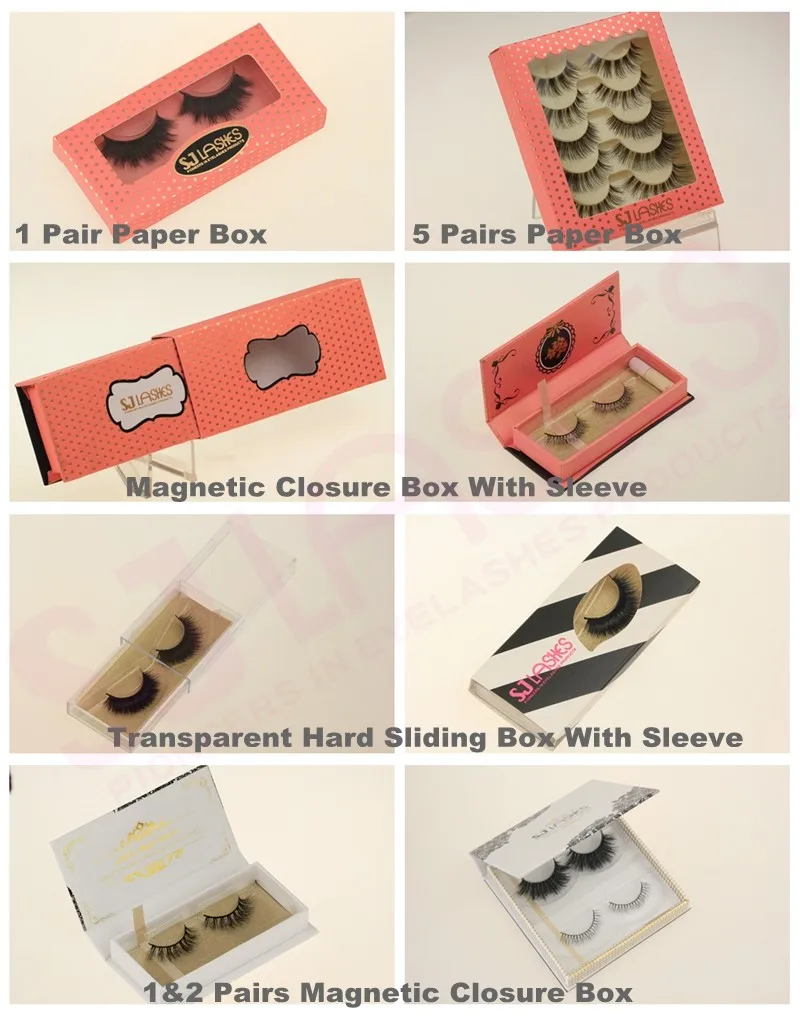 10D Mink Lashes Bundle Applicator Tweezers Glue Box Own Logo Branding Magnet Closure Eyelash Gift Box Low Minimum MUA Set 3 Pair