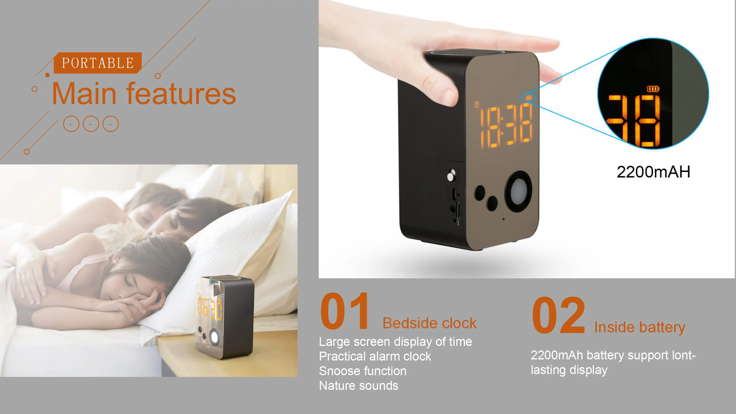 Wireless Loud Speaker Stereo Bluetooth Speakers FM Radio Portable speaker - ANKUX.COM