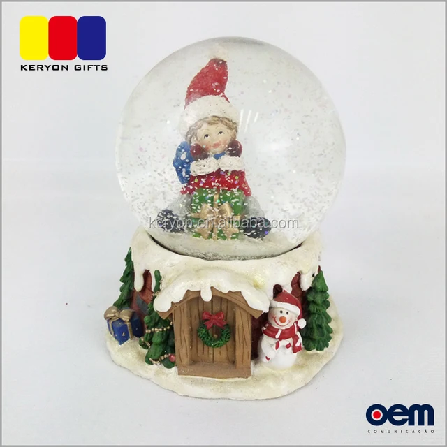 high quality handicraft christmas snow globe for kids gifts