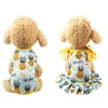 Cute Print Dog Shirts for Puppy Dress Lovely Couples Clothing for Cats Dogs Summer Pet Apparel