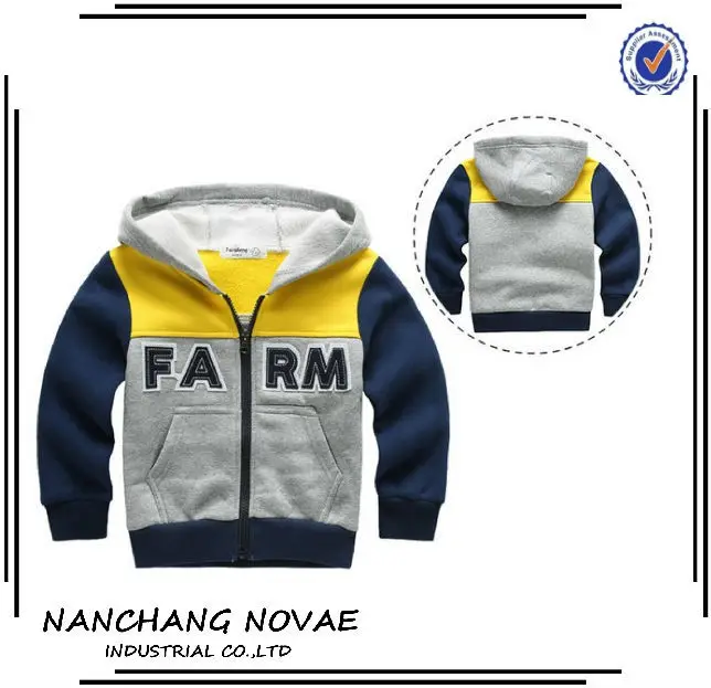 Children Outerwear Clothes New 2014 Autumn Winter Child Coats For Boys Hoodie Jackets Kids Letter Print Hoodies Baby Sweatshirts