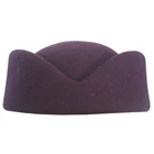 100% Wool Felt Multi Colors Pillbox Hat Fabric Airline Blank The Stewardess Cap