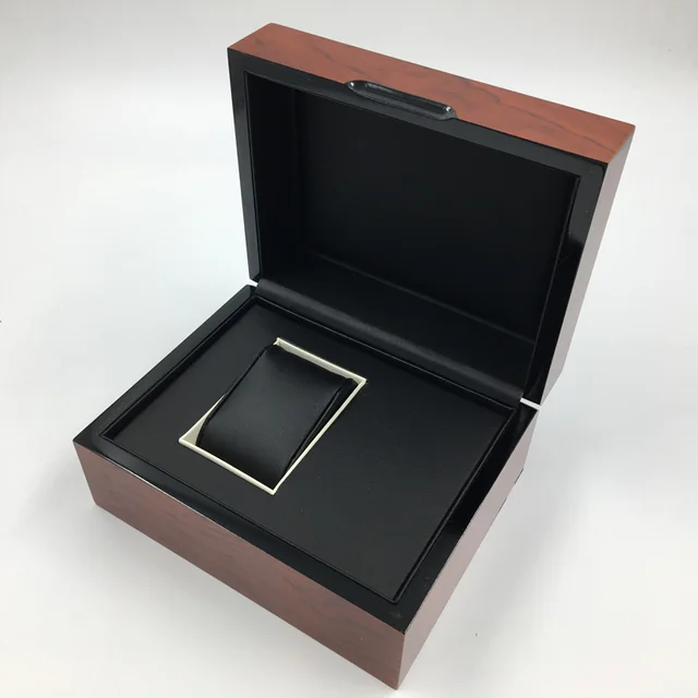 premium pu leather mdf wooden single watch gift box