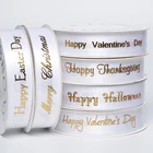 Custom Made White Valentine's Day Ribbon
