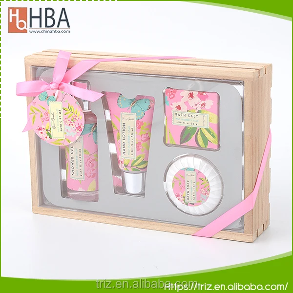 wholesale shower gel bath salt body luxuries bath set