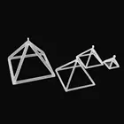 Factory Supply Frosted Quartz Crystal Singing Pyramid For Healing