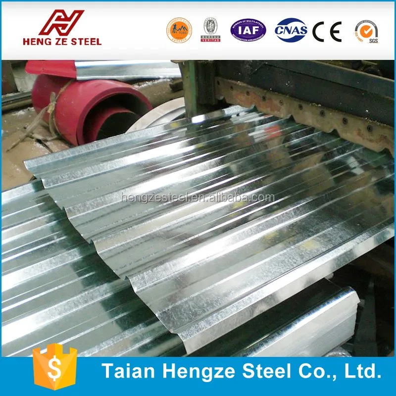 Long Span 0.5mm thick Galvanized Corrugated Roofing Sheet For Shed
