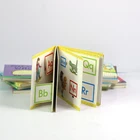 Custom printing cco-friendly 3D letters learning board book for kids educational