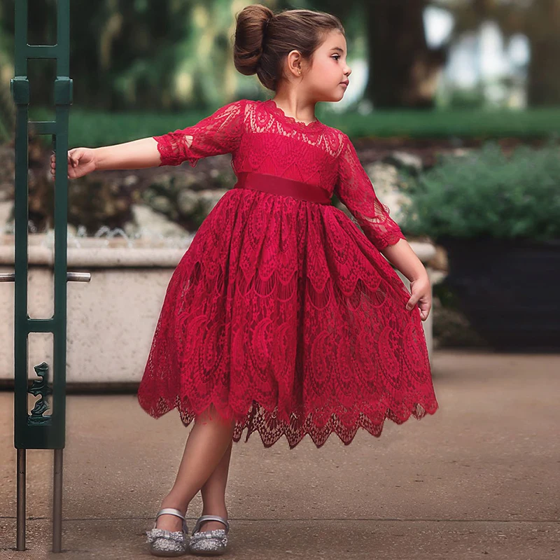 Girls Christmas Flower Lace Embroidery Dress Kids Dresses for Girl Princess Autumn Winter Party Ball Gown Children Clothing Wear, Picture
Girls Christmas Flower Lace Embroidery Dress Kids Dresses for Girl Princess Autumn Winter Party Ball Gown Children Clothing Wear, Picture