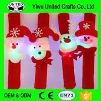 clap circle wristband christmas headbands band slap bracelet
