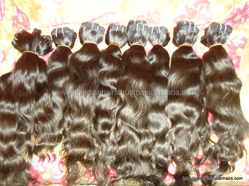 High quality unprocessed 100% virgin human hair Indian hair products