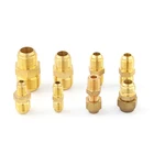 DZR Brass Half Union Refrigeration Compression Tube Pipe Fittings