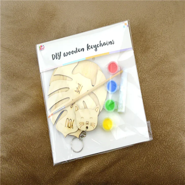 wooden keychains 1