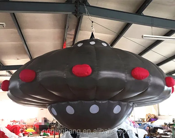 Outdoor Indoor Event Star Party Decoration hanging Inflatable giant UFO balloon