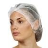 2019 latest Amazon hot sell disposabPP Nonwoven strip cap double elastic disposable hair cap